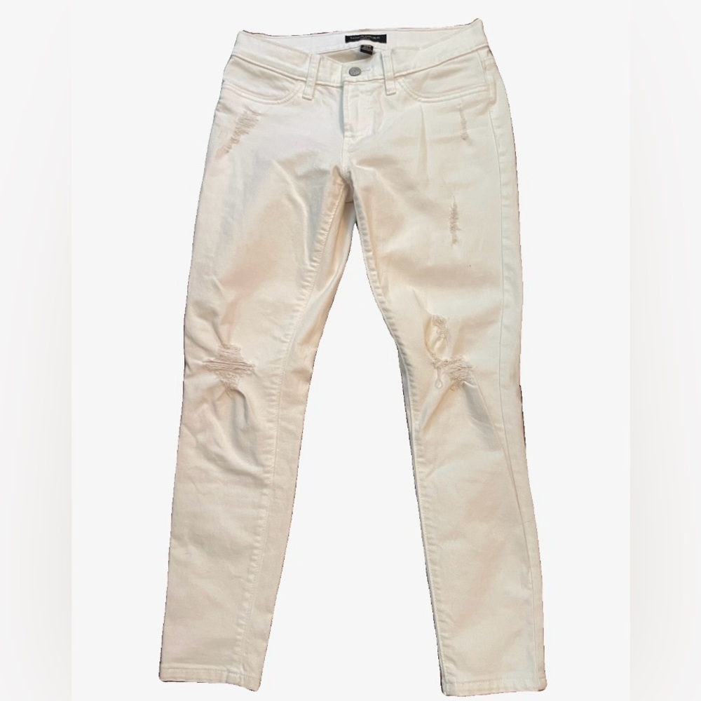 Banana Republic Factory White Skinny Jeans